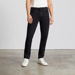 NWT Everlane Men's The Organic Cotton Slim-Fit Jean In Coal Black Size 32x30
